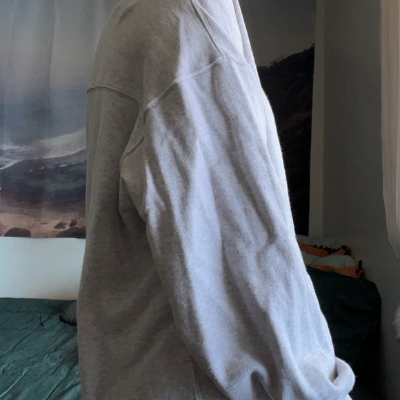 American Eagle Aerie Gray Crewneck Sweatshirt Size Small - Picture 4 of 5